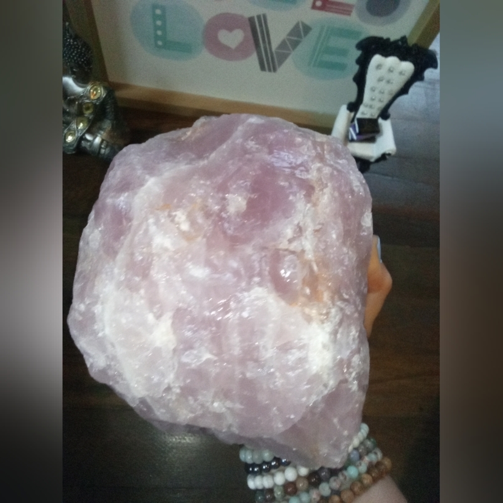 8+ Pound Rose Quartz From Brazil
